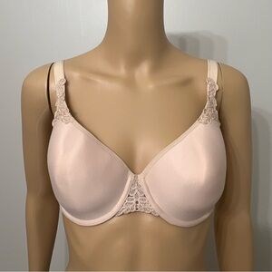Wacoal Bodysuede Ultra Demi Contour Underwire Bra 34D Nude Style #85514